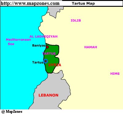 Map of Tartus