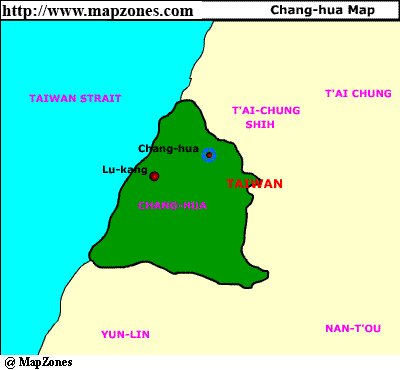 Map of Chang_hua