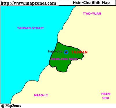 Map of Hsin_chu_shih