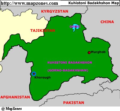 Map of Kuhistoni_badakhshon