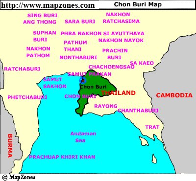 Map of Chon_buri