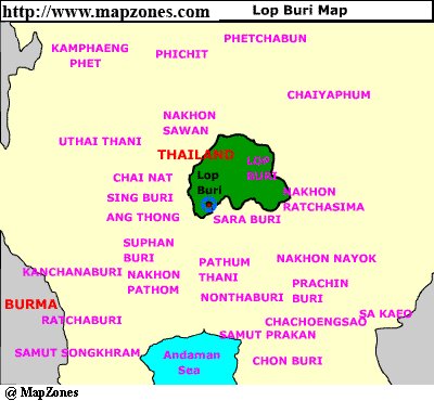 Map of Lop_buri