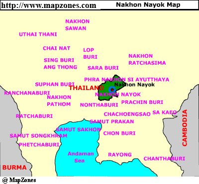 Map of Nakhon_nayok