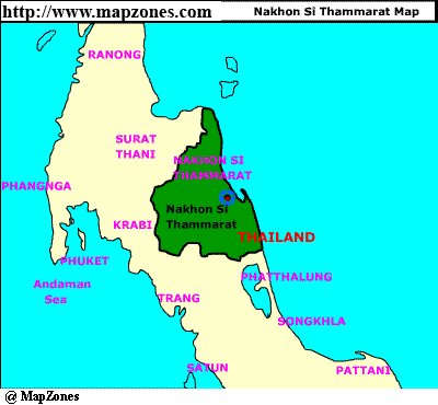 Map of Nakhon_si_thammarat