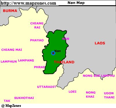 Map of Nan