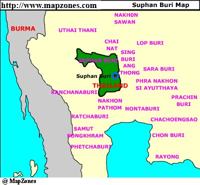 Map of Suphan_buri
