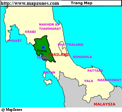 Map of Trang