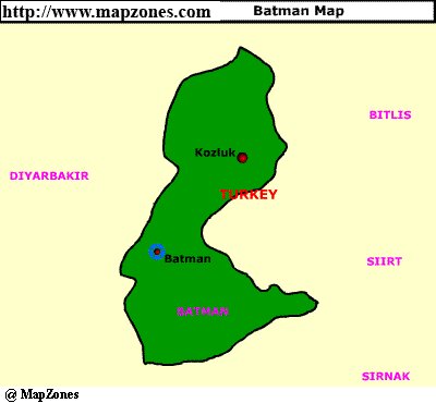 Map of Batman