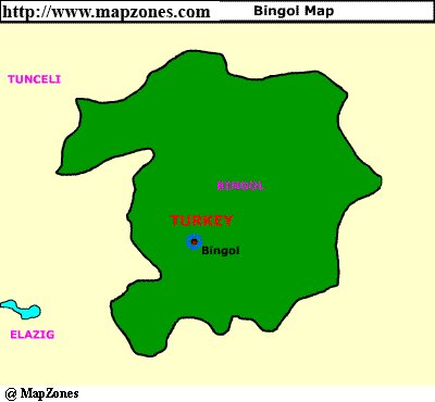 Map of Bingol