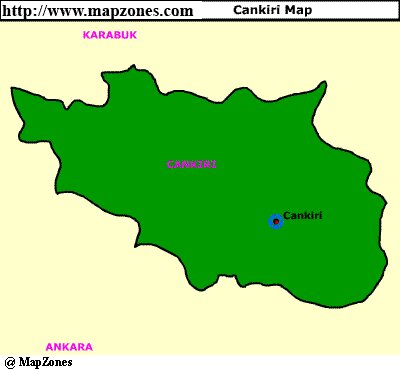 Map of Cankiri