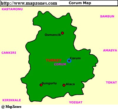 Map of Corum