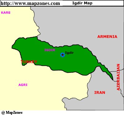 Map of Igdir