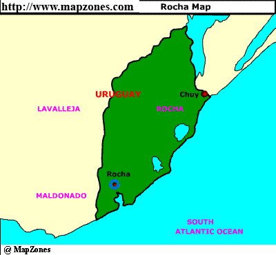 Map of Rocha