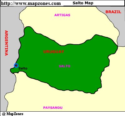 Map of Salto