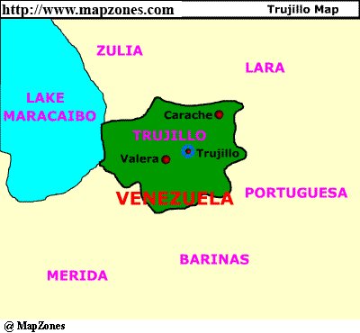 Map of Trujillo