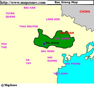 Map of Bac_giang