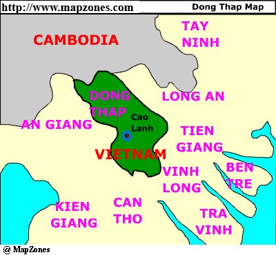 Map of Dong_thap
