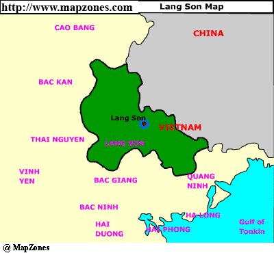 Map of Lang_son
