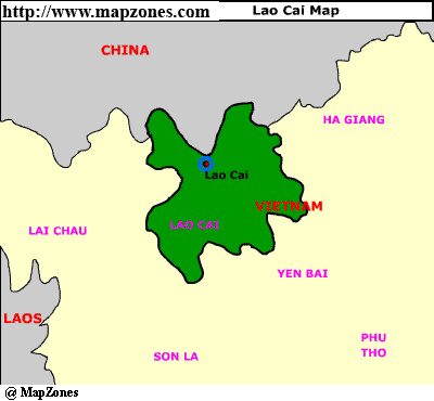 Map of Lao_cai