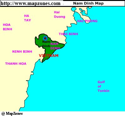Map of Nam_dinh