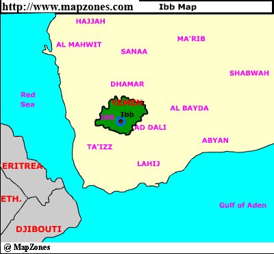 Map of Ibb