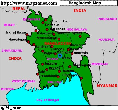 Bangladesh Map