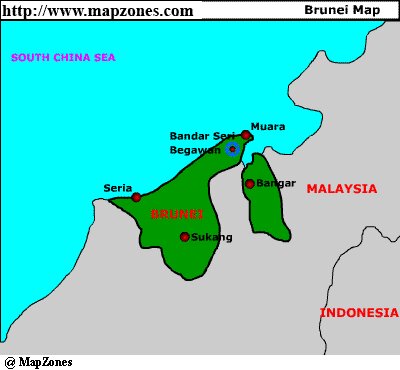 Brunei Map