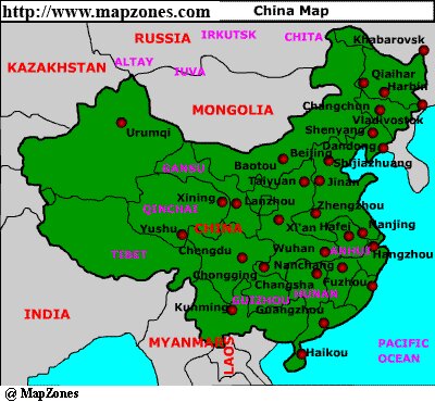 Map of China