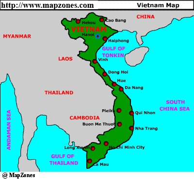 Vietnam Map