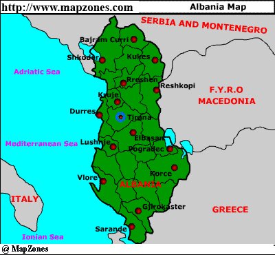 Albania Map