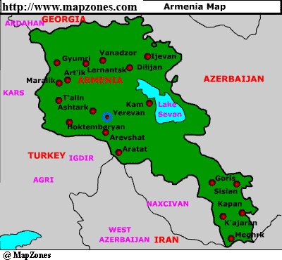 Armenia Map