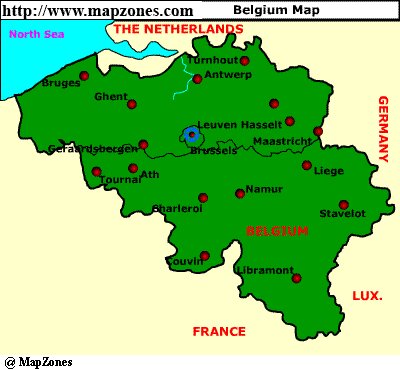 Belgium Map