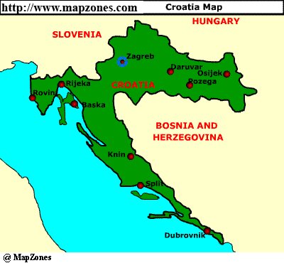Croatia Map