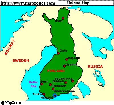 Finland Map