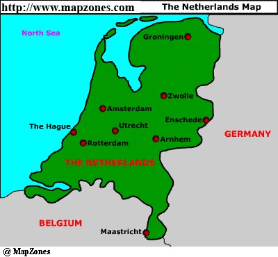Netherlands Map