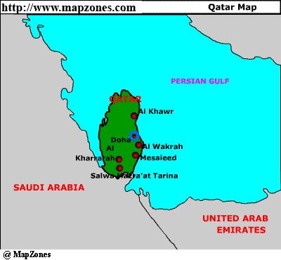 Qatar Map
