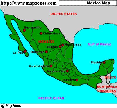 Mexico Map