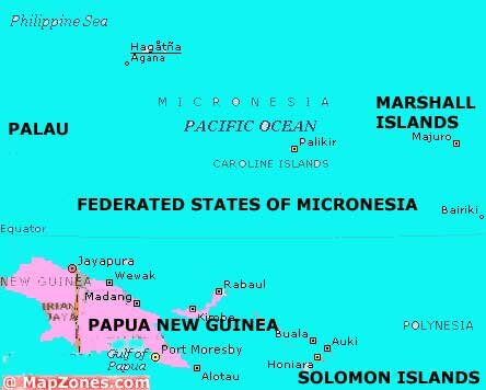Micronesia Map