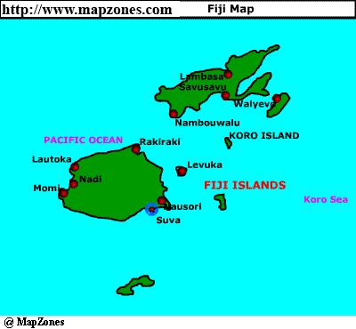 Fiji Map