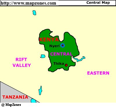 Map of Central