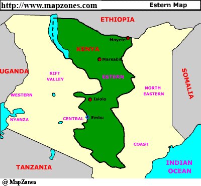 Map of Estern