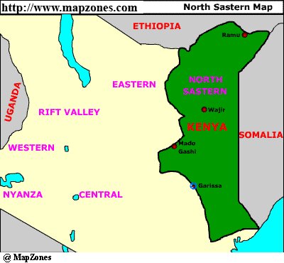 Map of North_sastern