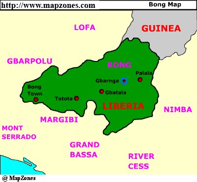 Map of Bong