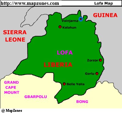 Map of Lofa