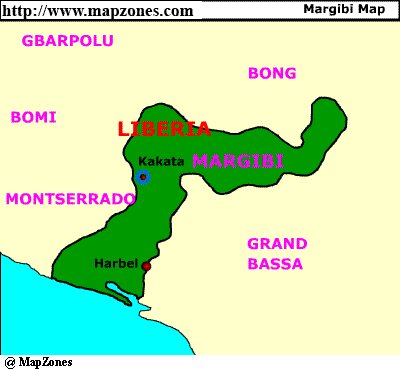Map of Margibi