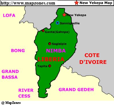 Map of New_yekepa