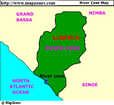Map of River_cess