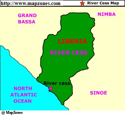 Map of River_cess_city