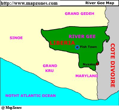 Map of River_gee
