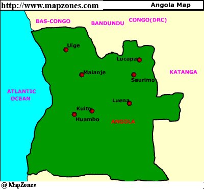 Angola Map